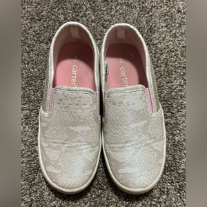 Size 1 Carters Slip-on girls shoes